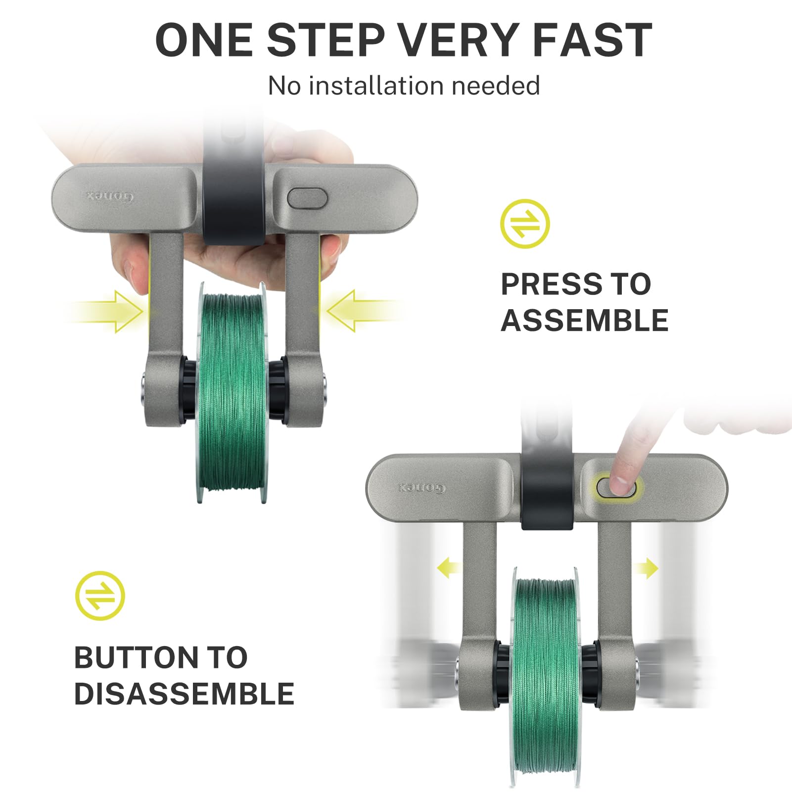 Gonex line spooler compatible with spinning reels