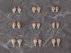 Cream wrist parts for Nendoroid Doll by Good Smile Company, ideal for display-ready posing.