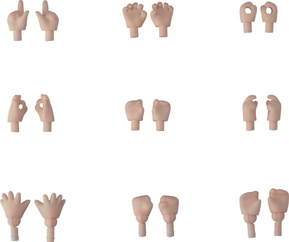 Good Smile Company Nendoroid Doll cream wrist parts—enhancing poseability and accessory customization.