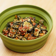 GOOD TO-GO cucumber-chaat-salad-cold-soak-instructions demonstrates easy no-cook preparation.