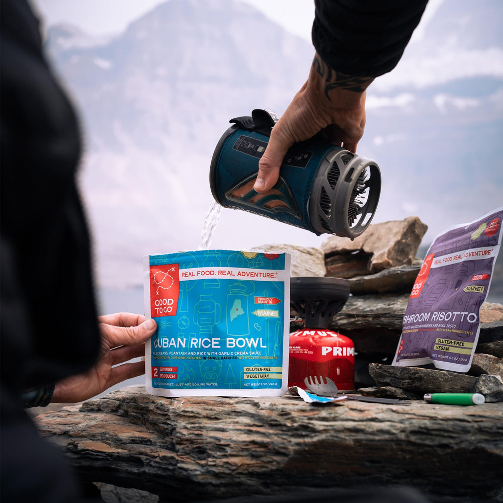 GOOD TO-GO dehydrated meals made in Maine for quality.