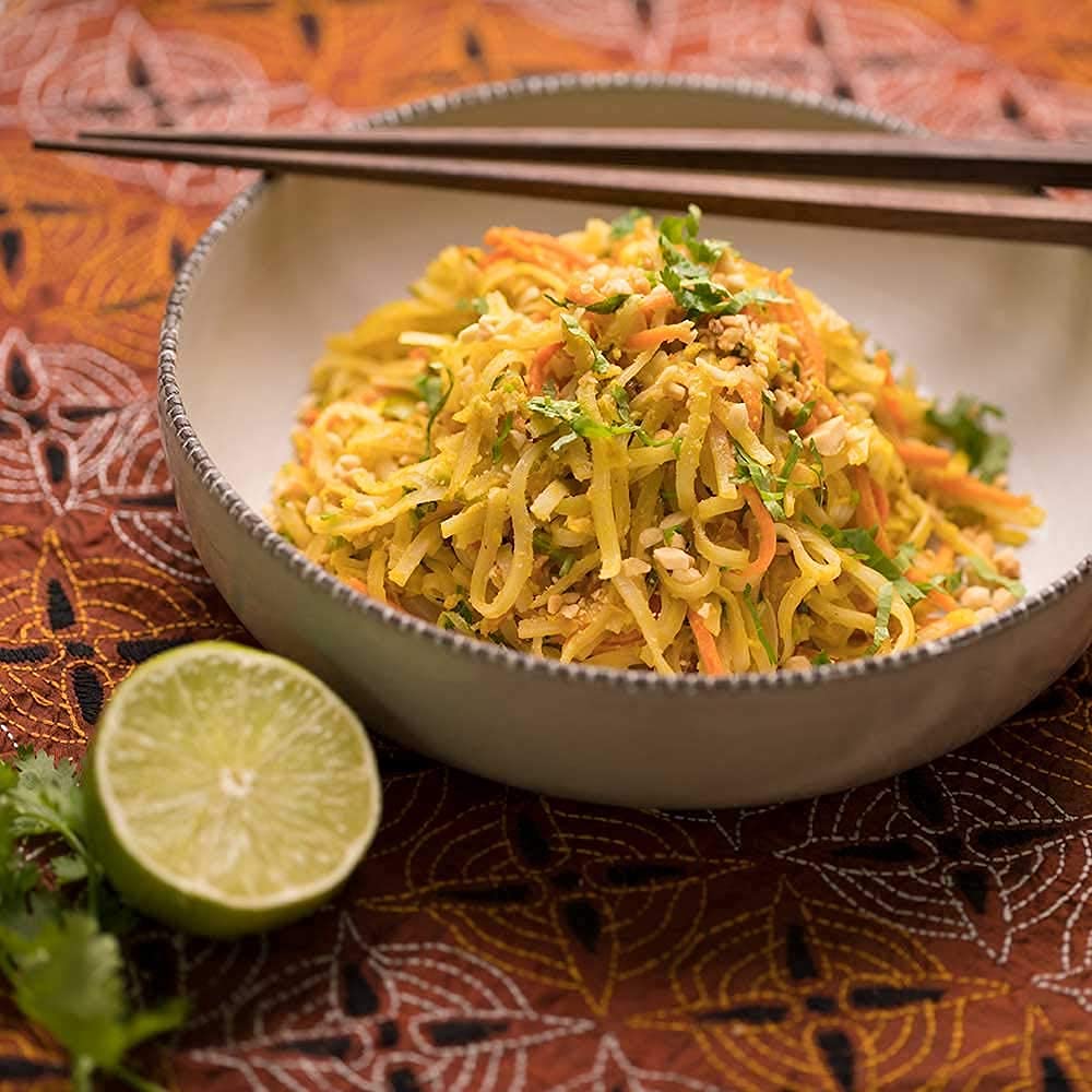 GOOD TO-GO Pad Thai gluten-free vegan option on the label.