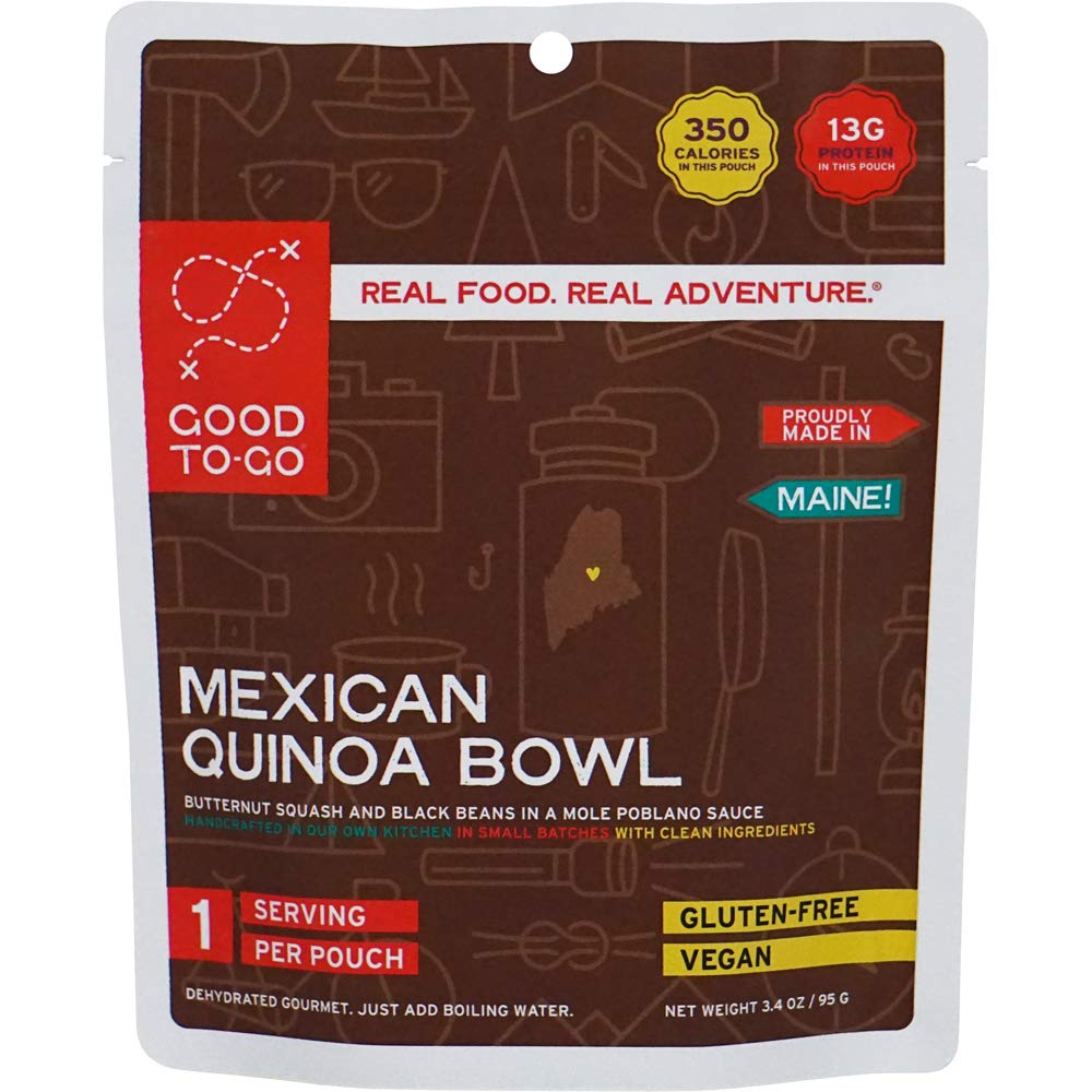 GOOD TO-GO Weekender 3-Pack served ready for meal-time on trail.