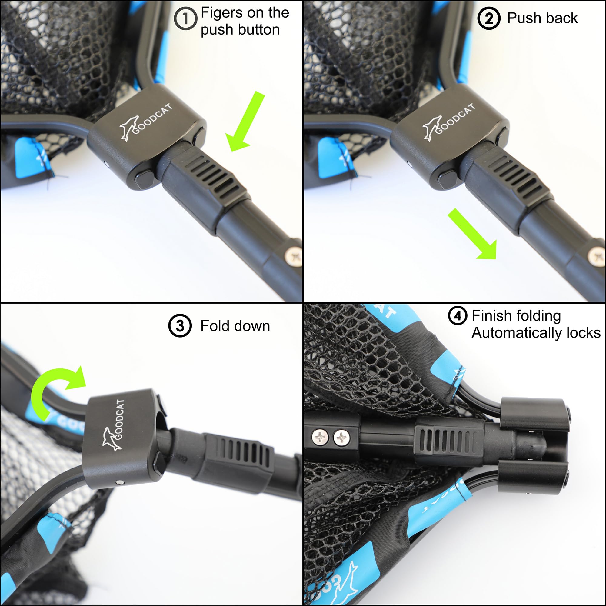Non-slip EVA handle with magnetic release and lanyard