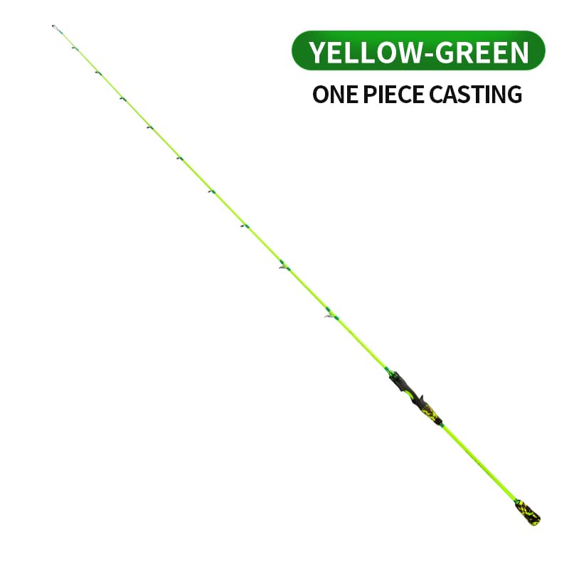 GOOFISH Green 6'6" slow pitch rod in-field-use on a boat highlighting versatility