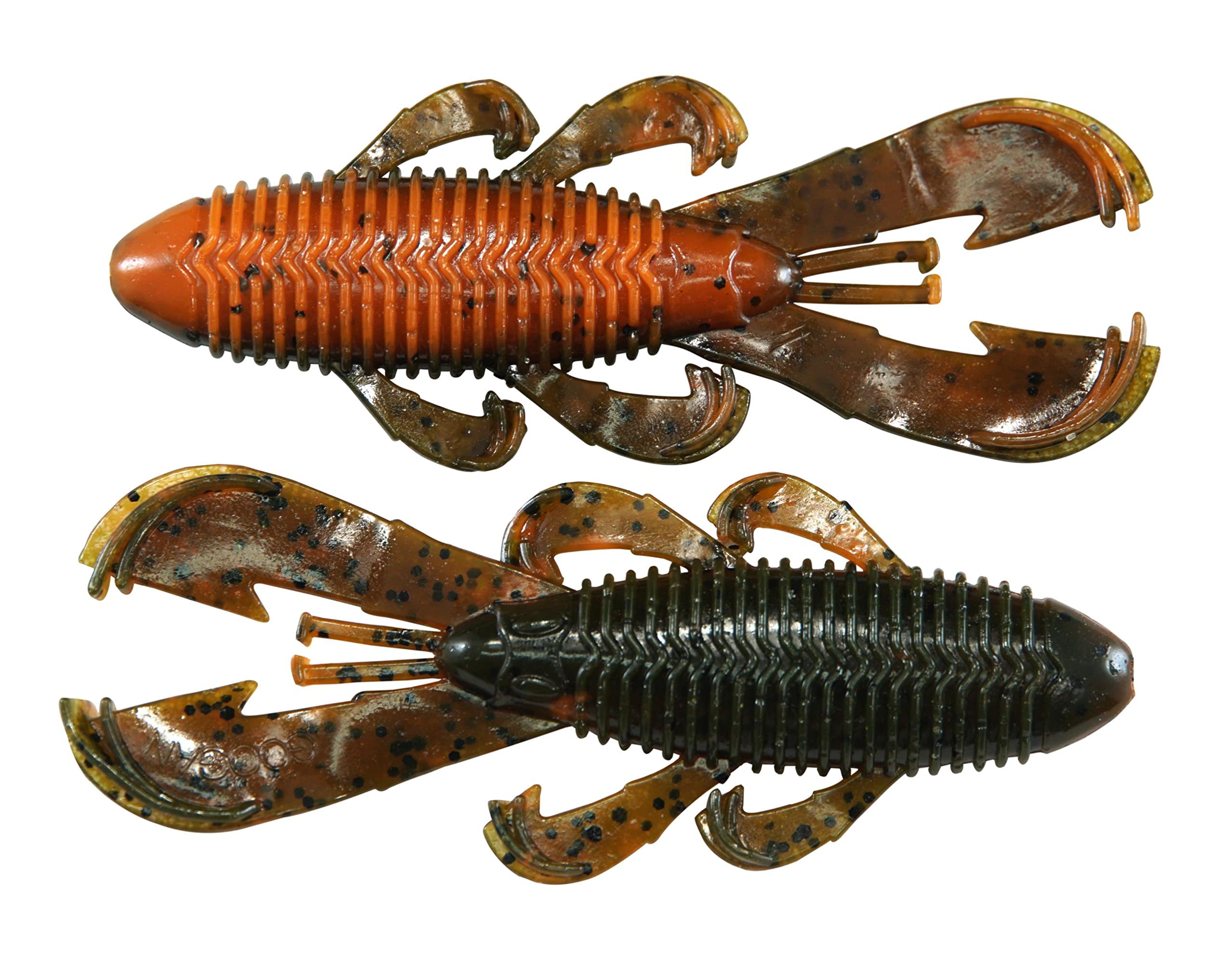 Bandito Bug 3.3-inch Alabama Craw shows lifelike motion for craw or minnow appeal.