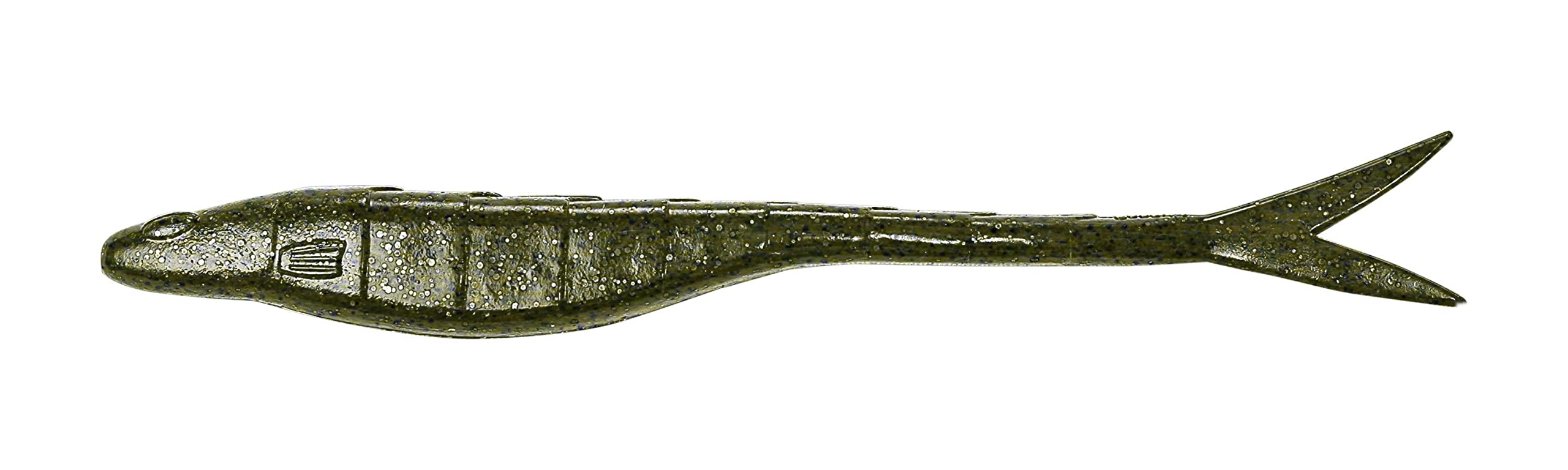 Googan Baits GDT-5-GNP Dart 5 front view in Green Pumpkin, versatile bass strikes.