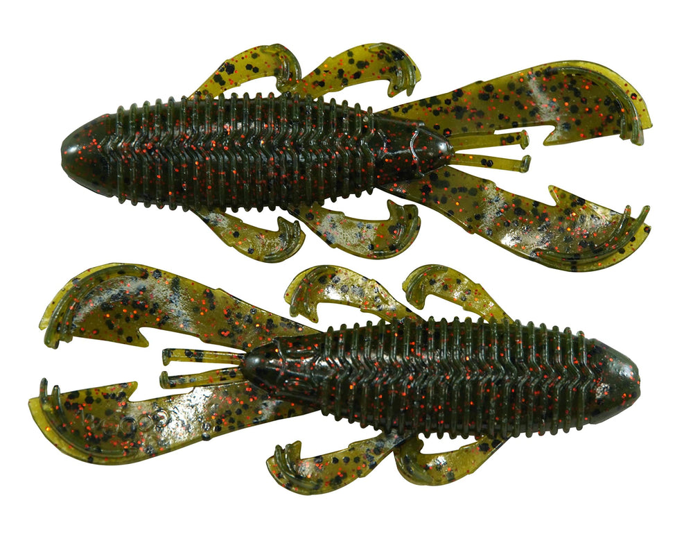 Bandito Bug 3.3in in action as a compact jig trailer for picky bass.