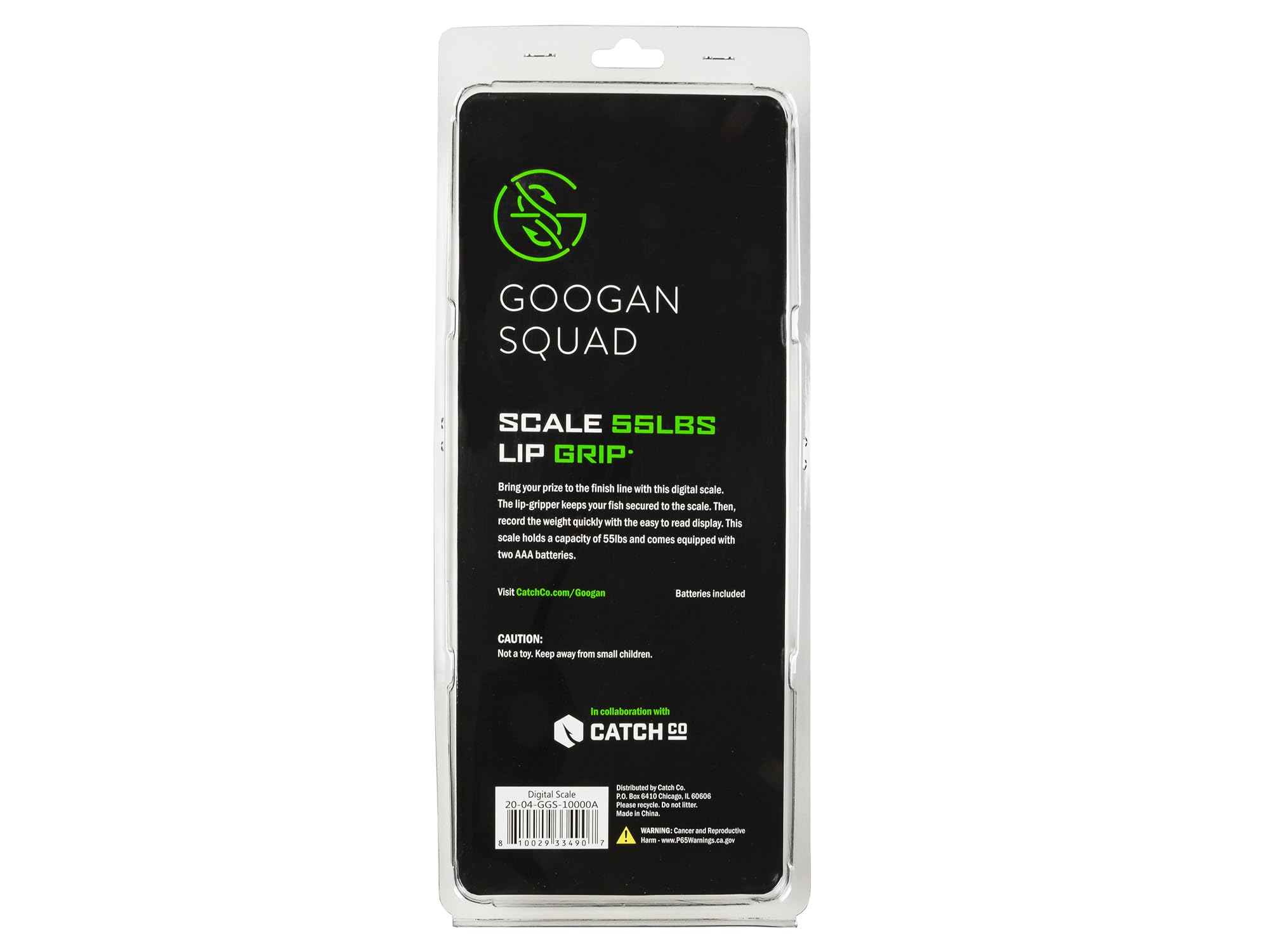 Googan Baits Googan Squad Digital Scale display close-up highlights bright readings for easy outdoor use