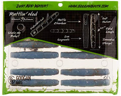 Googan Baits GRN-BLP Rattlin' Ned interior rattle adds subtle attraction