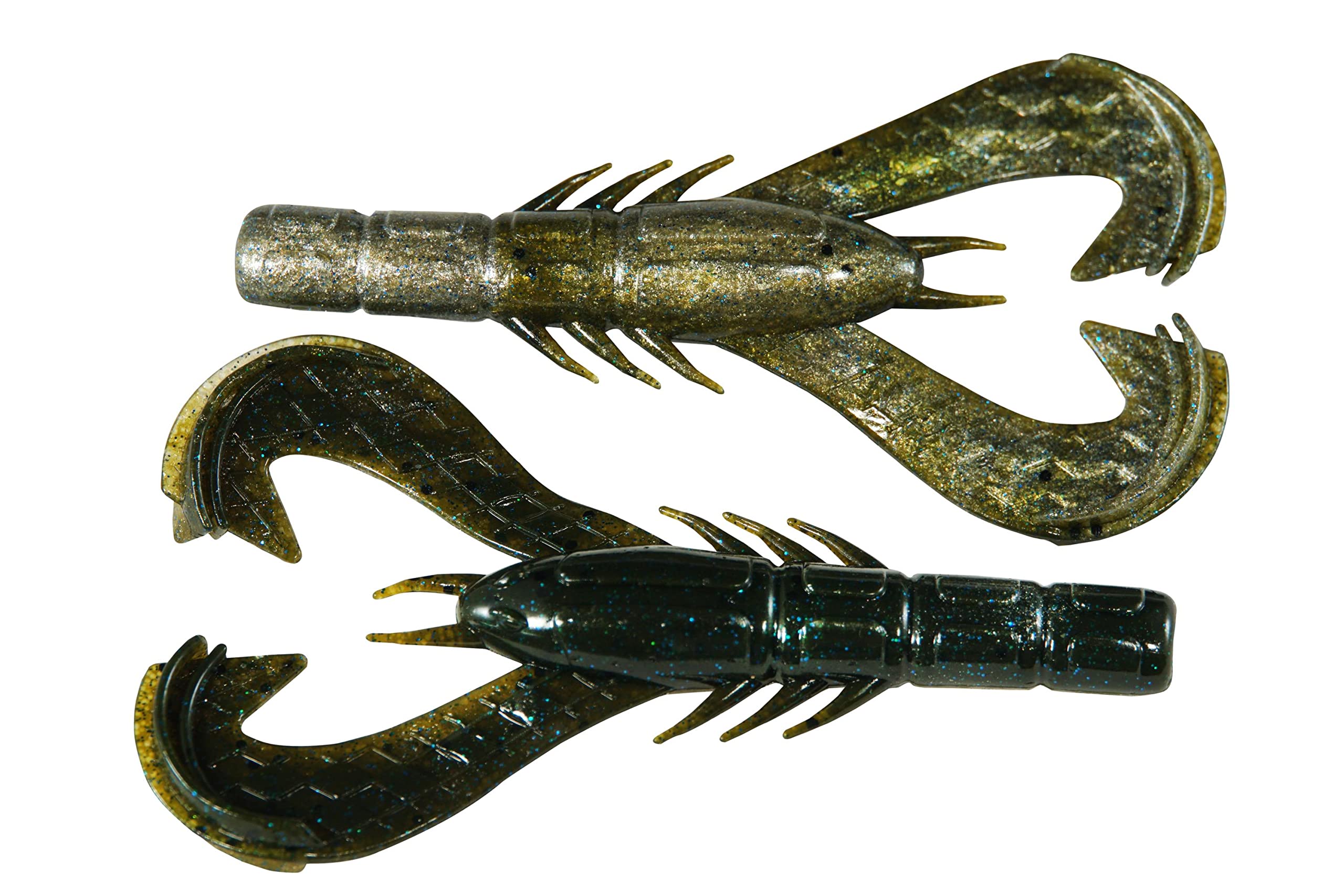 Googan Baits Krackin' Craw 3 natural water-action shot highlighting thumping action and vibration.