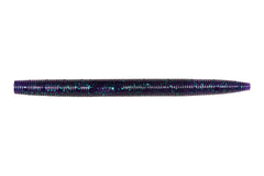 Googan Baits Lunker Log 6in Junebug ready for wacky or Texas rig finesse