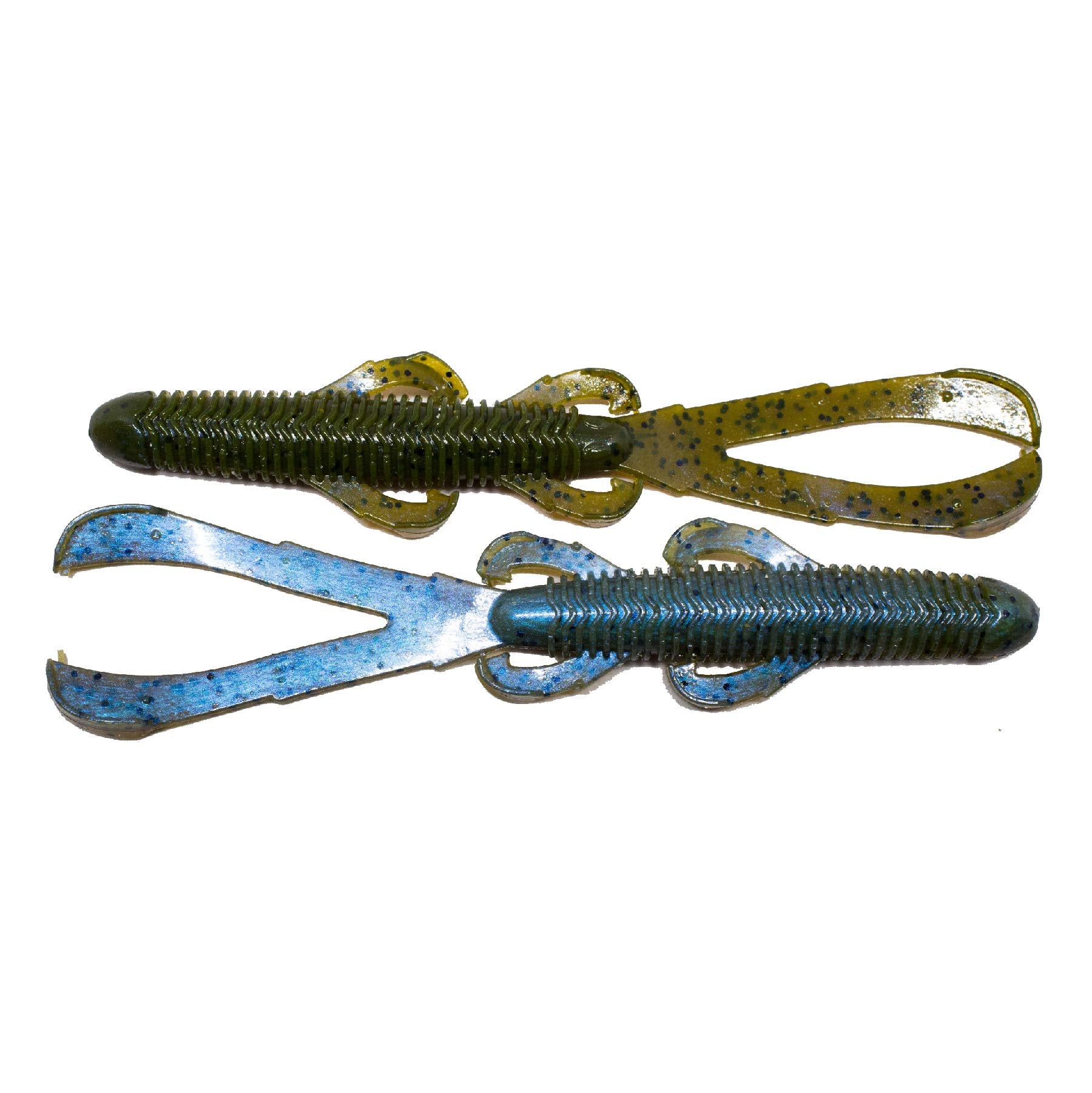 Googan Baits Trench Hawg Blue Baby lure for bottom fishing on Carolina rigs.