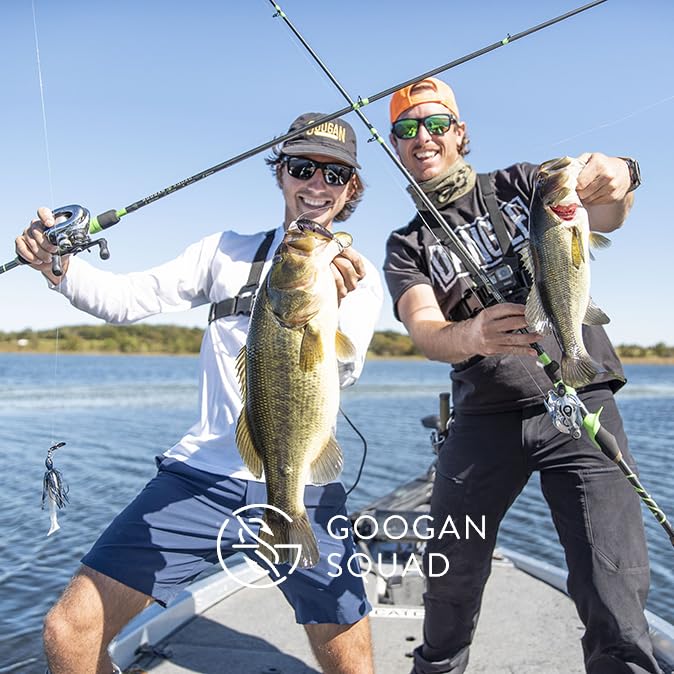 Angler using the GOOGAN Squad Mondo Kit Bigguns XL on freshwater bass