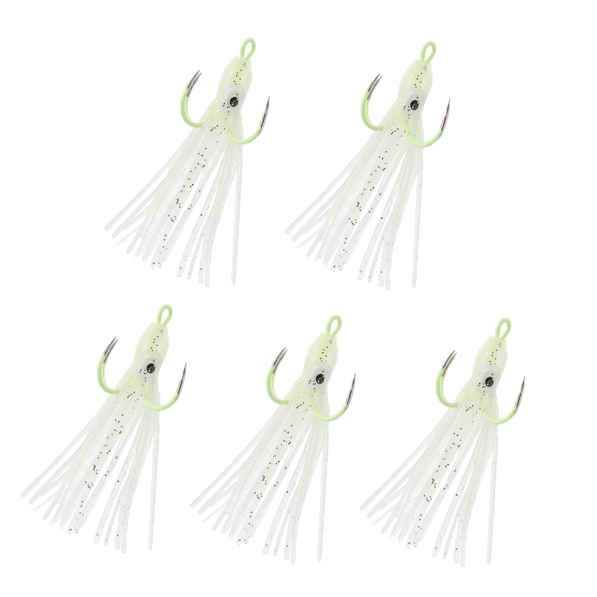 GOOHOCHY glow-squid lure soft bait enhances night visibility for better bites.
