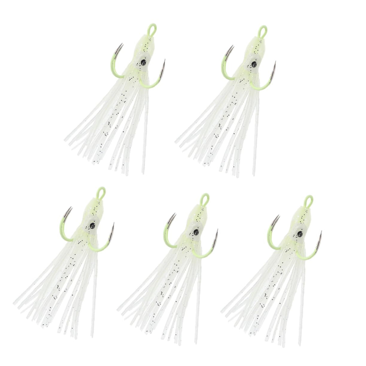 GOOHOCHY glow-squid lure soft bait enhances night visibility for better bites.