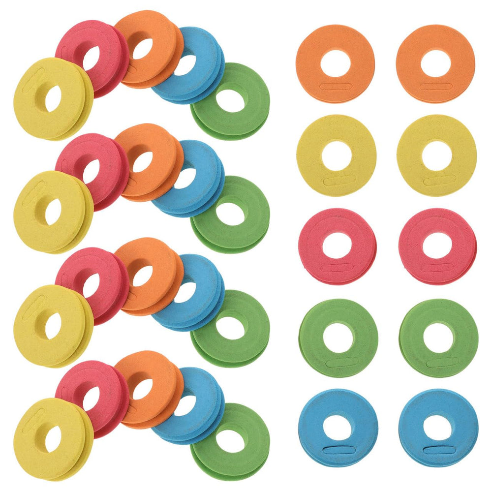 GOOHOCHY 100Pcs multicolor bobbin spools for easy line identification and storage