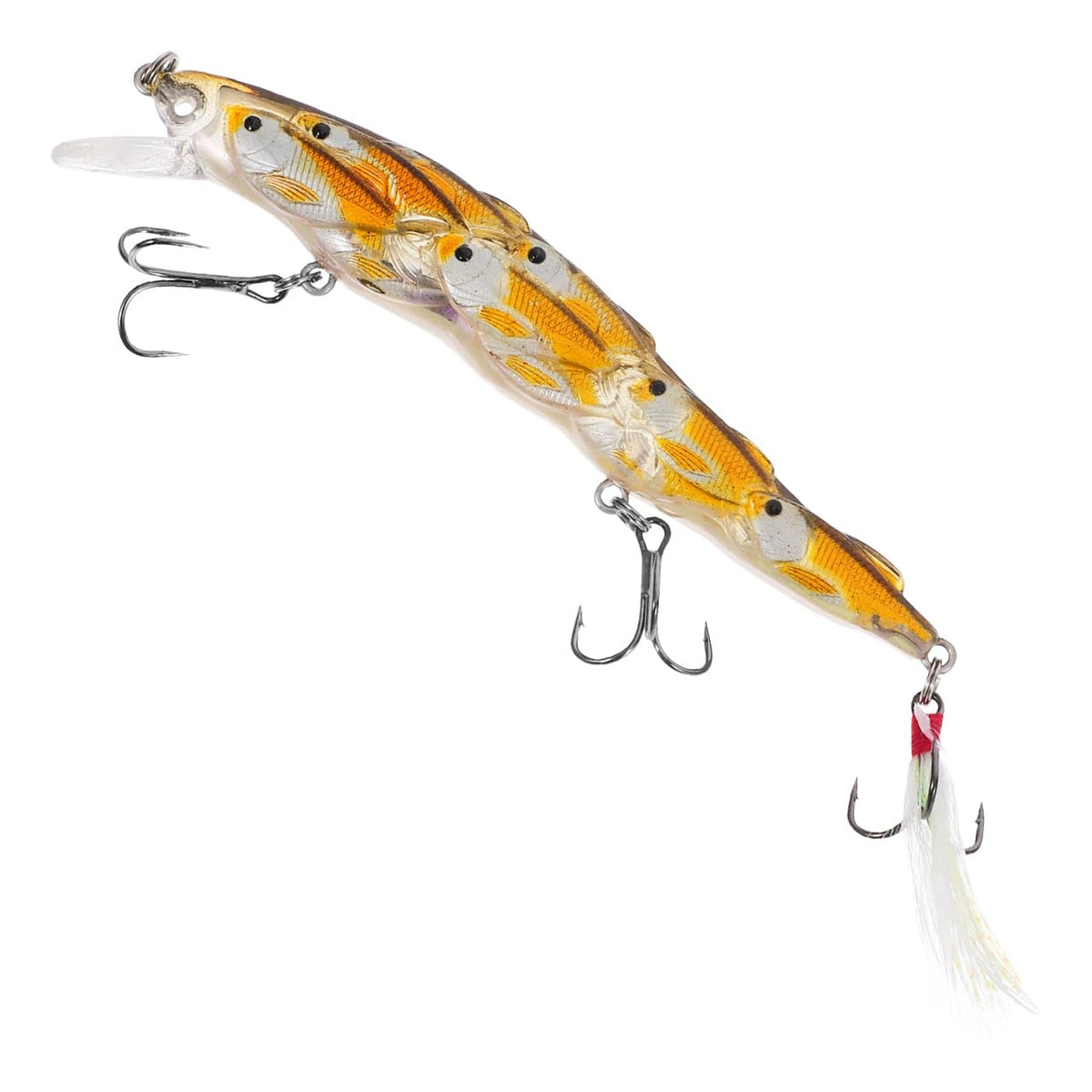 GOOHOCHY 15 fish-shape lure with lifelike profile to attract sea fish