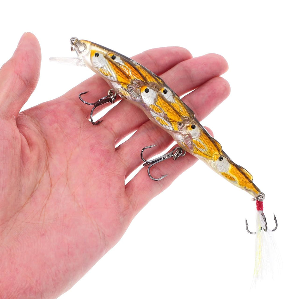 GOOHOCHY 15 tear-resistant plastic lure withstands strong pulls from large fish