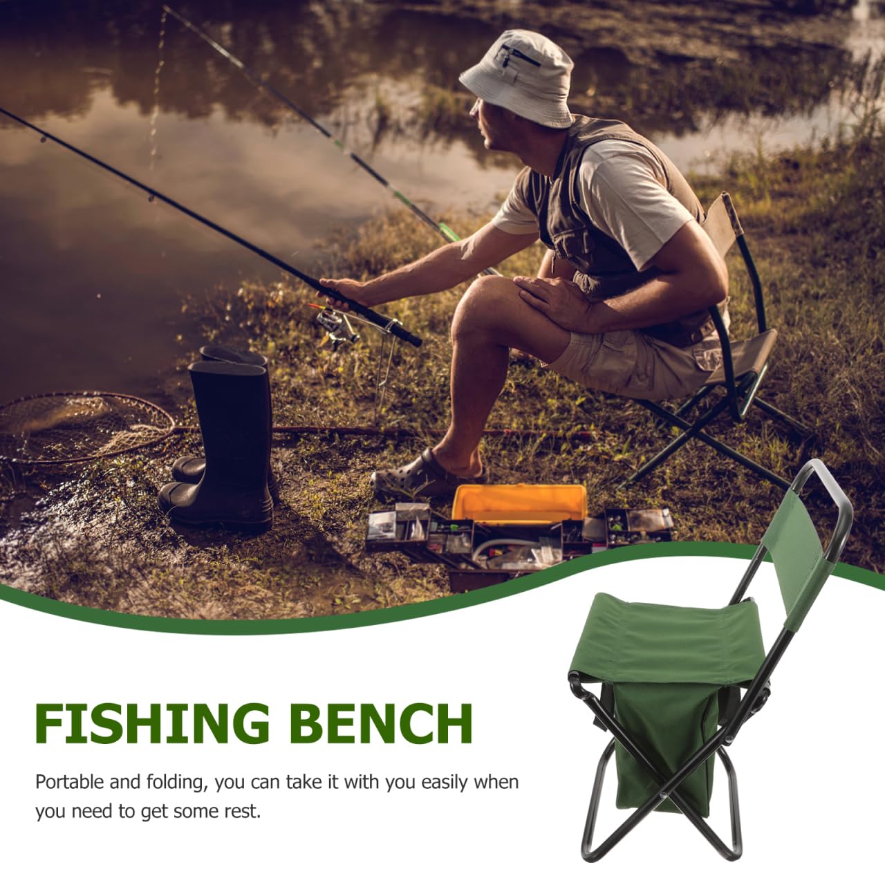 GOOHOCHY durable seating solution for camps, picnics, and trips