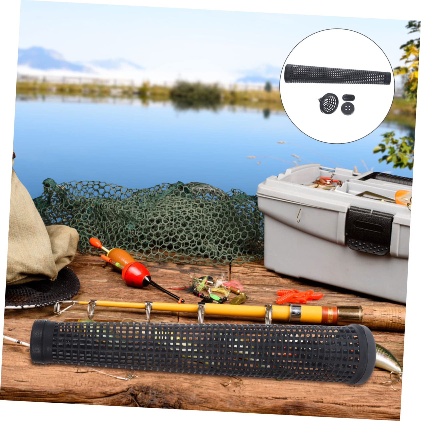 Lightweight, reusable fishing cage with easy assembly