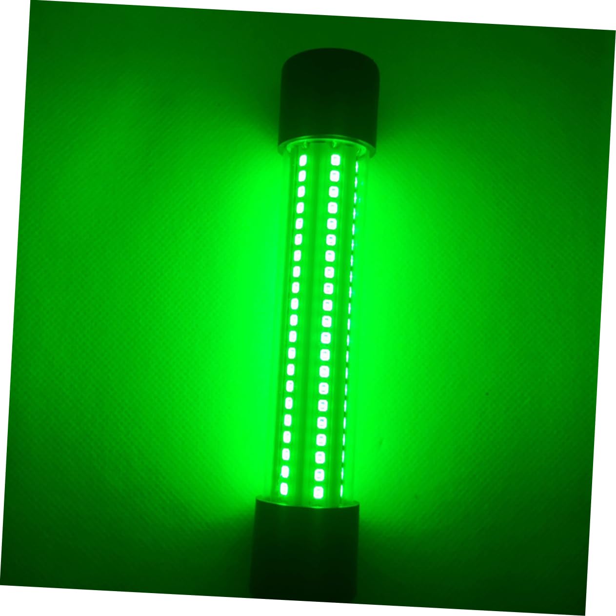 GOOHOCHY green underwater light enhances visibility during night fishing.