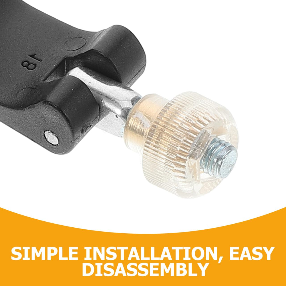 GOOHOCHY compact fastener weighs little and fits in pack.