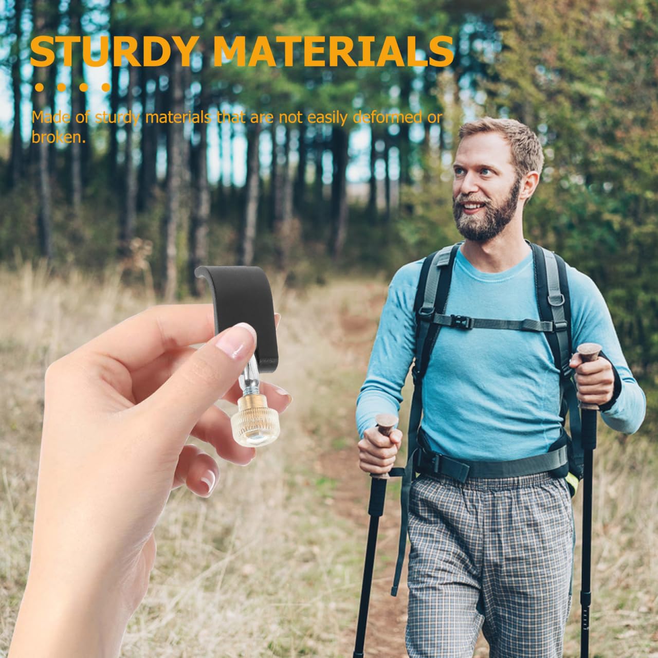 GOOHOCHY clip material highlights durable construction for rugged trails.
