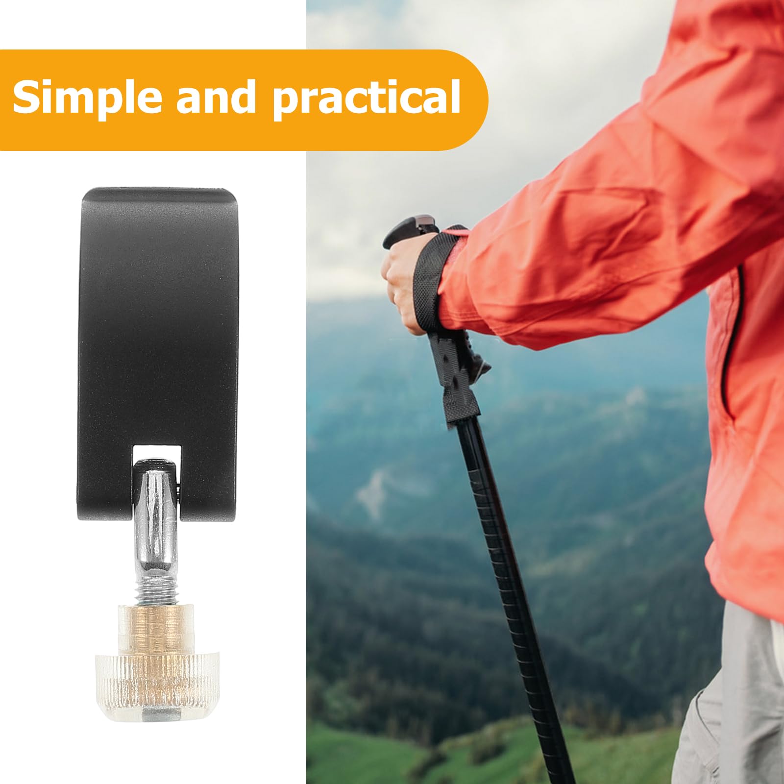 GOOHOCHY external buckle clip suits multiple pole brands.