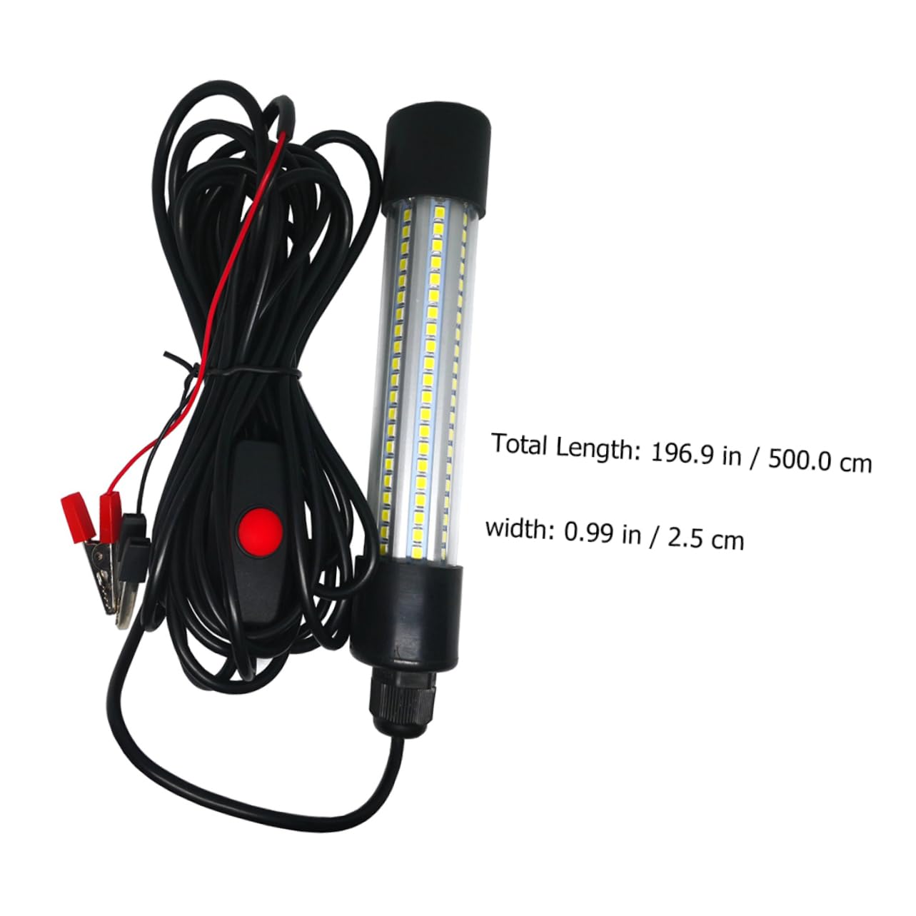 GOOHOCHY portable underwater lamp is easy to deploy and store after use.