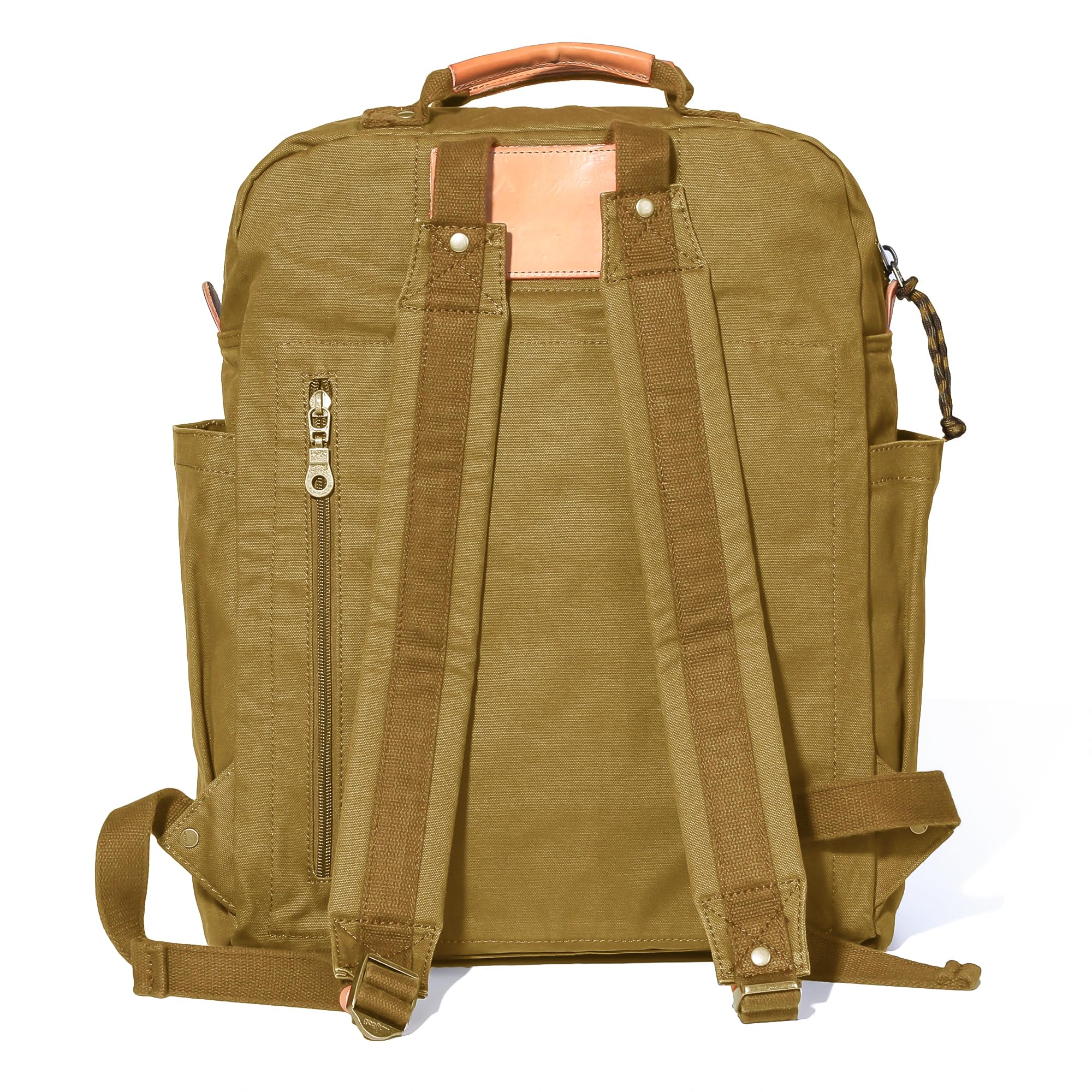 GOOTIUM canvas backpack zipper main compartment offers easy access organization