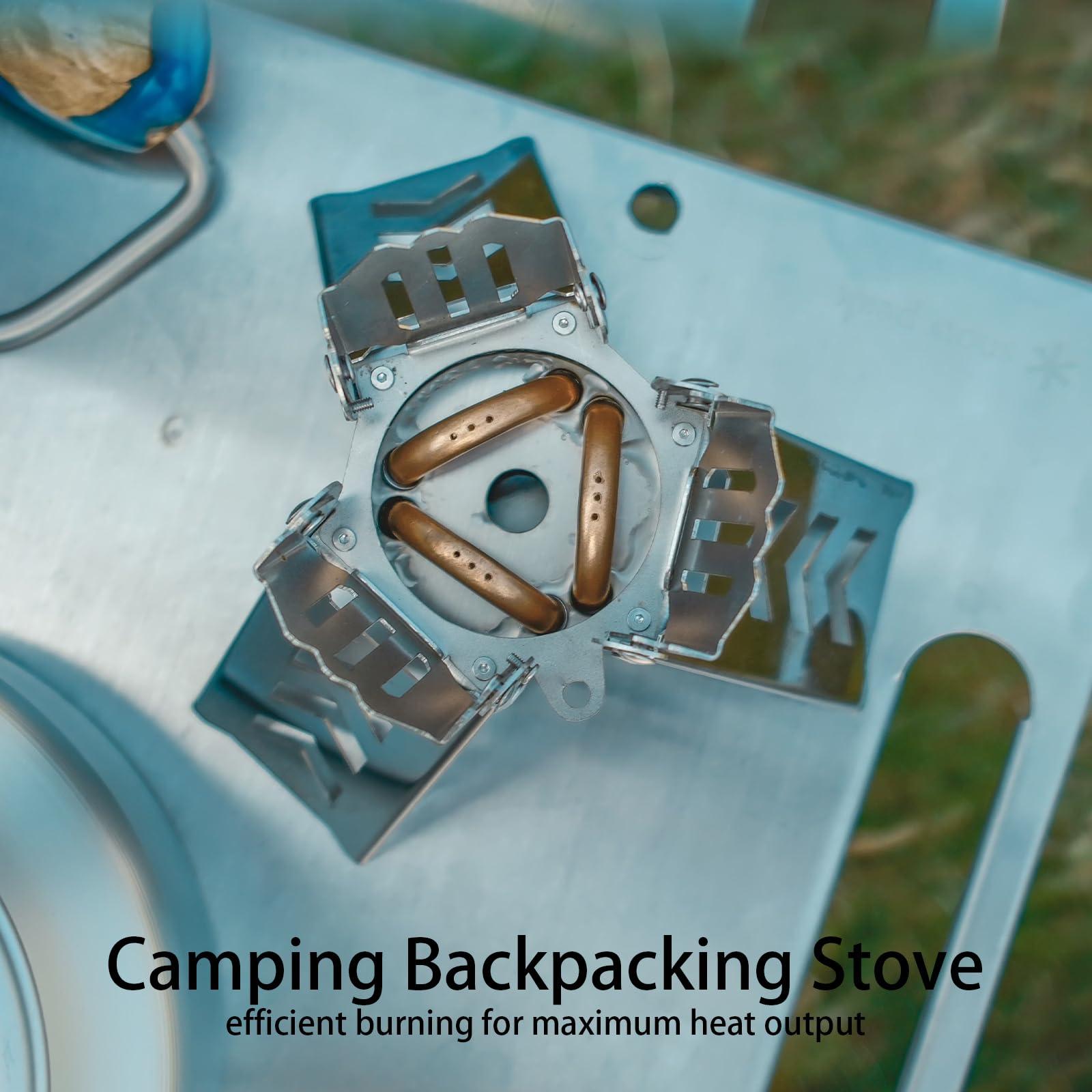 GOOUT SPRINGHILL ultralight stove at 0.62 lb ideal for backpacking.