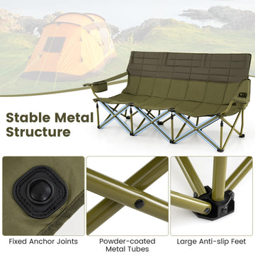 Goplus chair with included storage bag for simple transport