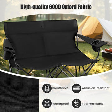 Goplus fabric 600D Oxford material resists wear while outdoors