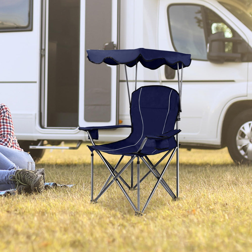Goplus 600D Oxford fabric ensures durable outdoor use.