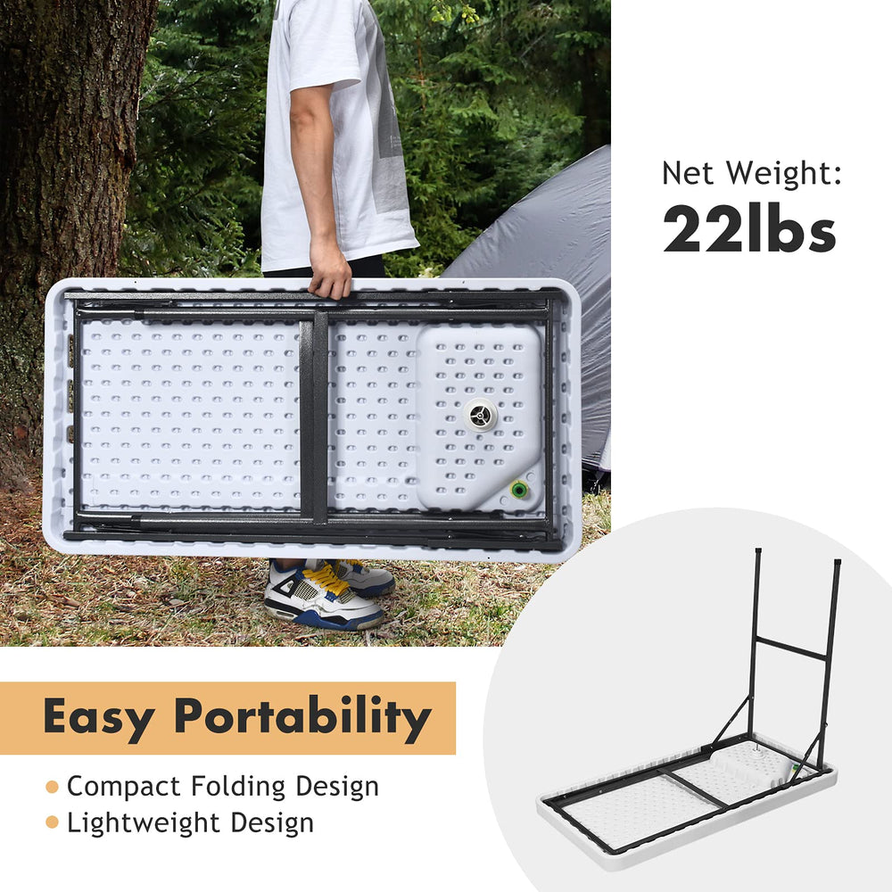 Goplus anti-rust coating and stable legs for outdoor reliability