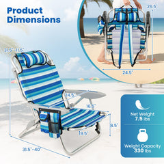 Goplus chair side pockets keep drinks and phones within reach