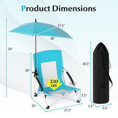 Goplus breathable mesh seat keeps you cool on hot days.