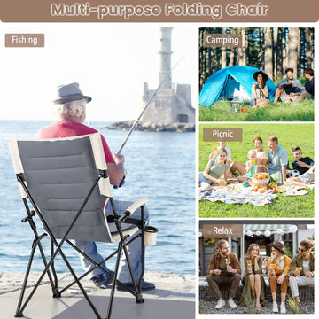 Goplus camping chair carrying bag included for easy transport