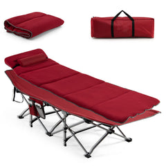 Goplus camping cot setup for quick outdoor use