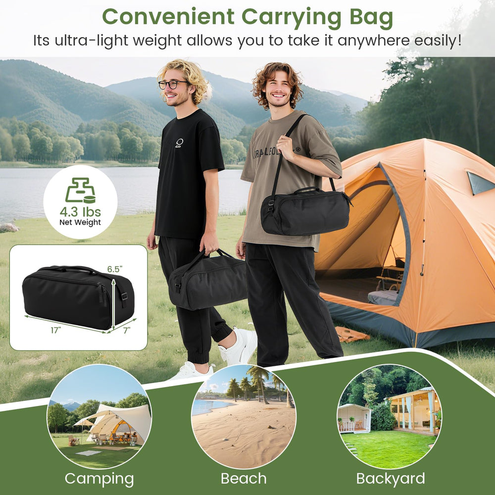 Goplus camping cot weight capacity 330 lbs for reliable support outdoors