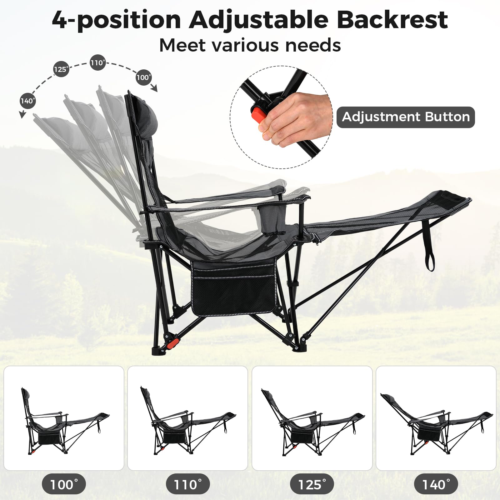 Goplus lounge chair with cup holder keeps drinks close during outdoor moments