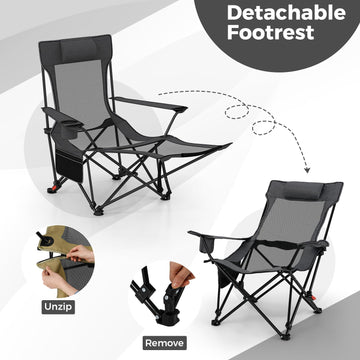 Goplus chair storage pocket for essentials within reach