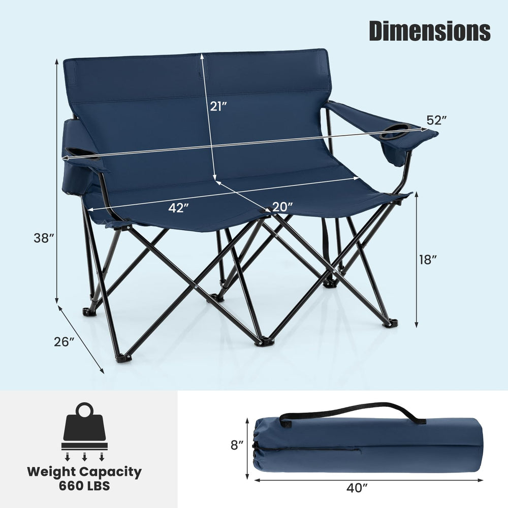 Goplus carrying bag keeps the chair portable and organized.
