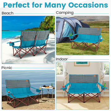 Goplus compact folding design enables quick setup and portability.
