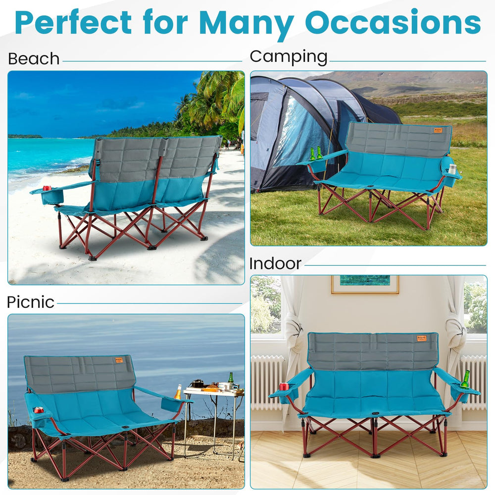 Goplus compact folding design enables quick setup and portability.