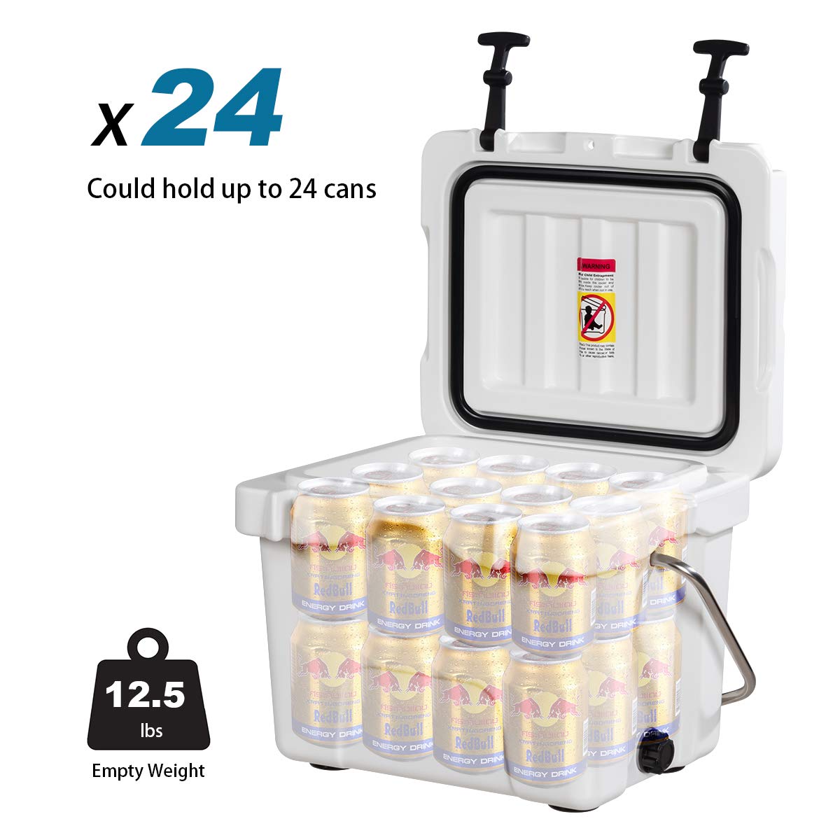 Goplus durable PE and PU construction keeps contents cold and odor-free