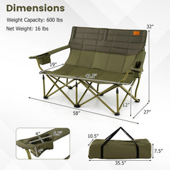 Goplus durable metal frame supports up to 660 lbs outdoors