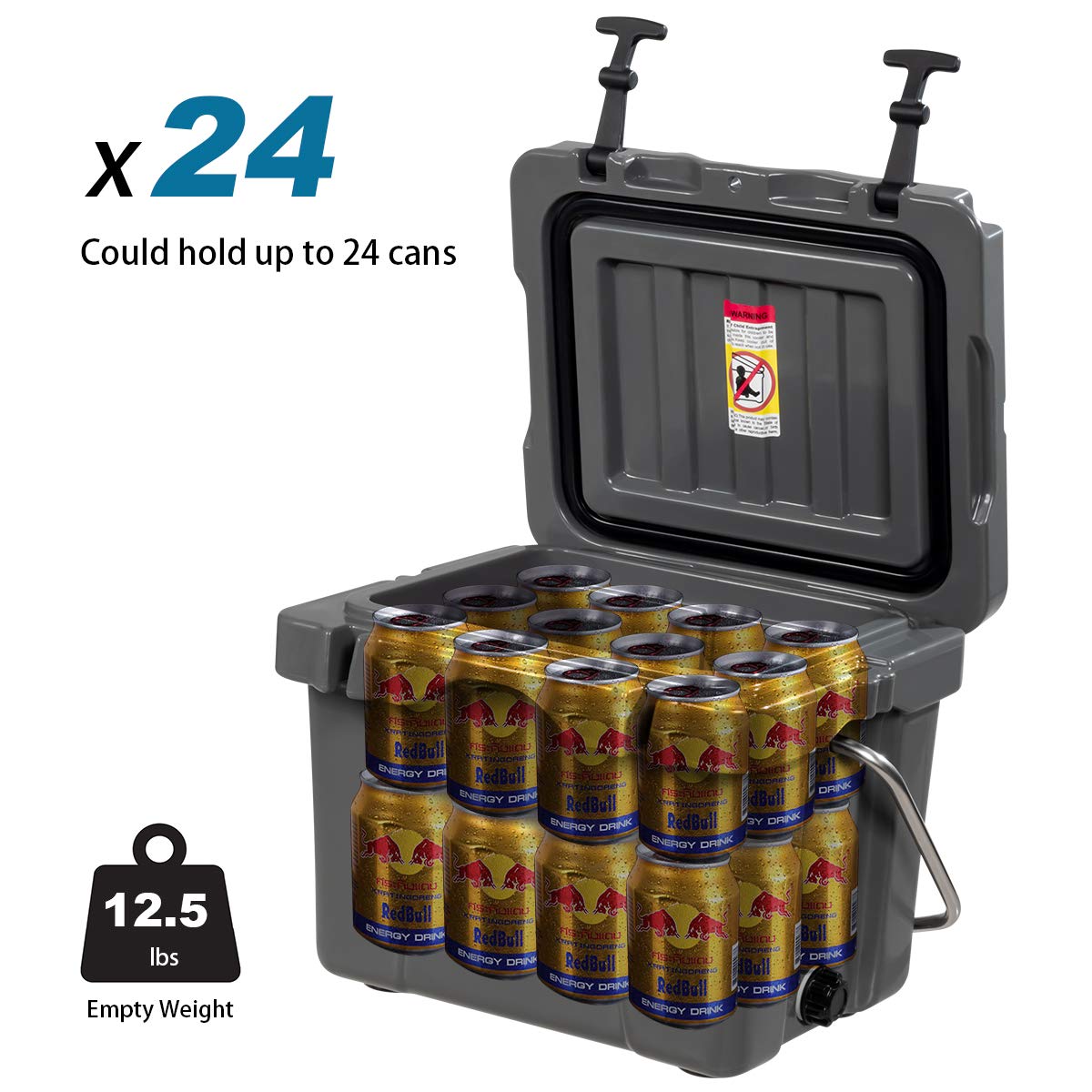 Goplus rotomolded construction for rugged outdoor use.