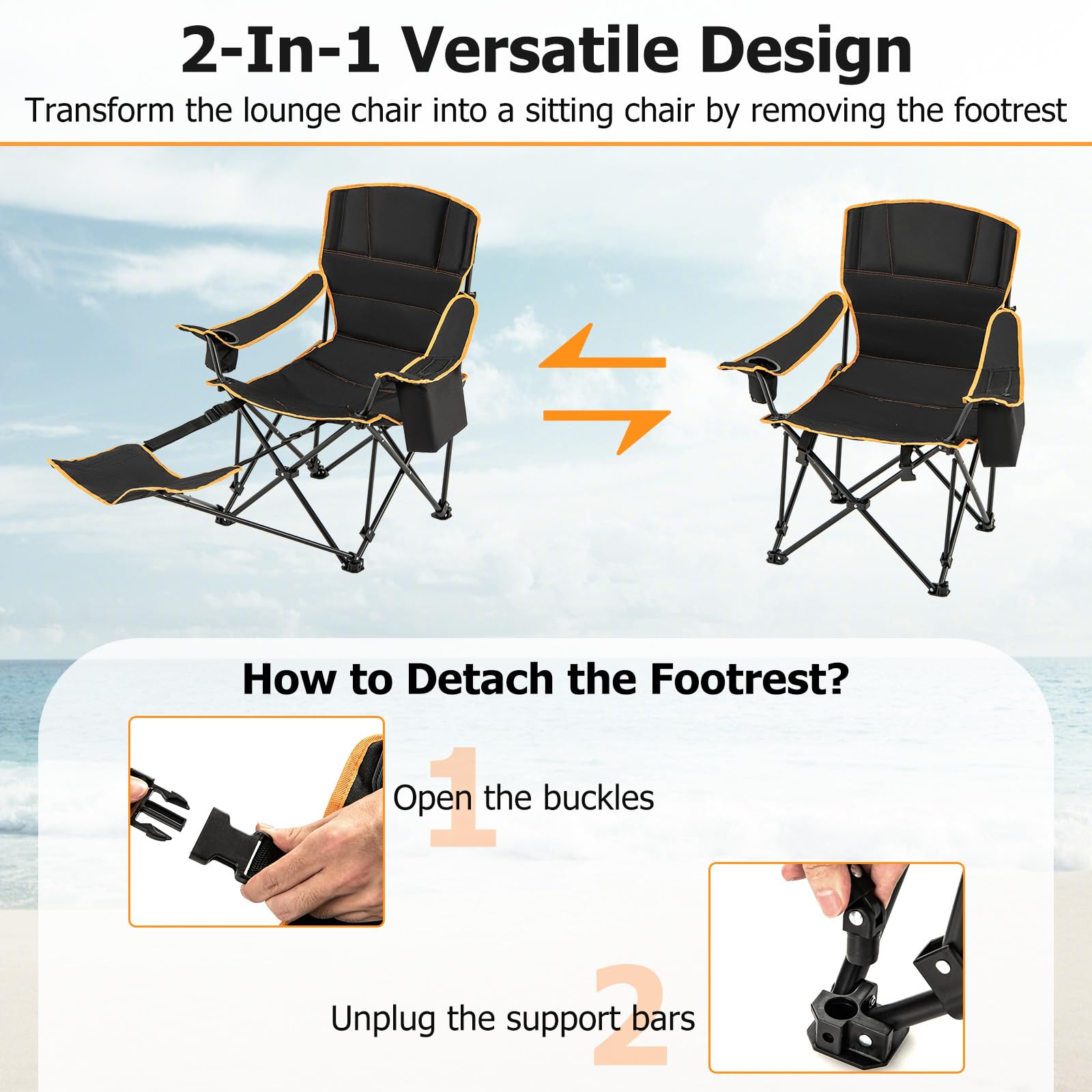 Goplus ergonomic armrests support arms for extended comfort